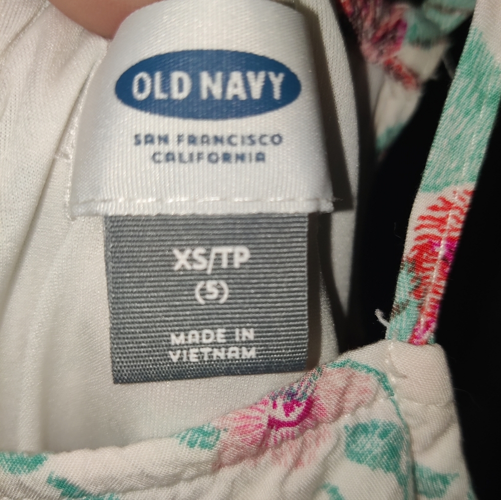 ***Old Navy Girls Size 5 Summer Floral Dress - Picture 4 of 5